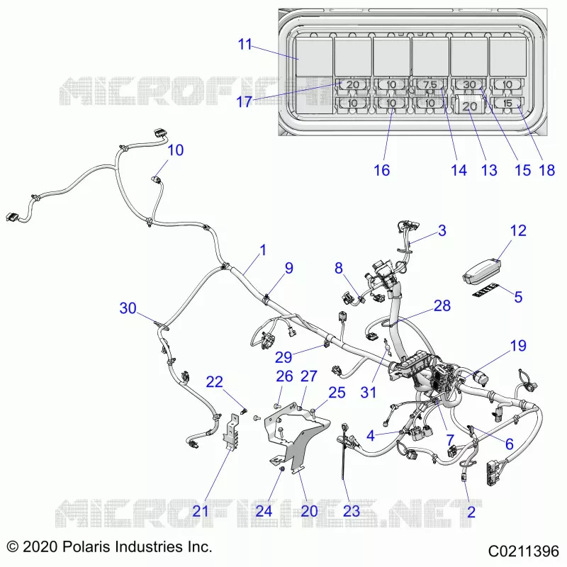 ELECTRICAL, MAIN WIRE HARNESS
