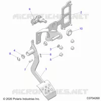 BRAKES, PEDAL,TRACTOR