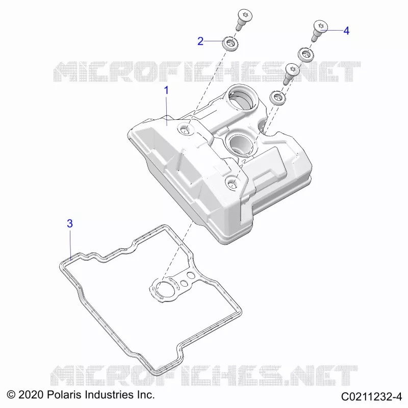 ENGINE, VALVE COVER