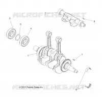 ENGINE, CRANKSHAFT AND BALANCE SHAFT