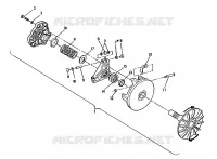 DRIVE CLUTCH ASSEMBLY  350 2X4