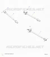 DRIVE TRAIN, FRONT, MID, REAR PROP SHAFT