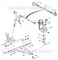 FRONT WISHBONES   STEERING TIE RODS TRAIL BOSS W938527 (4924072407015A)