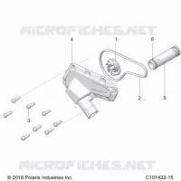 ENGINE, WATERPUMP IMPELLER AND COVER