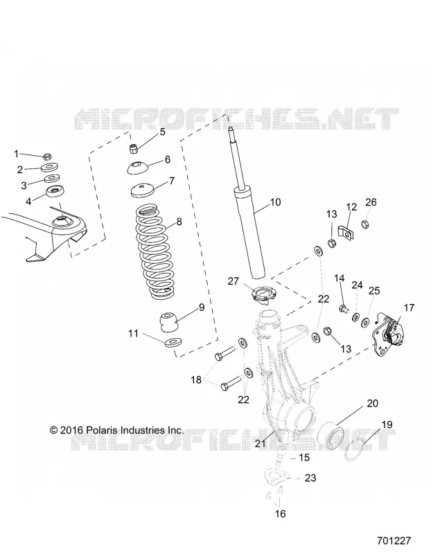 FRONT SUSPENSION STRUT