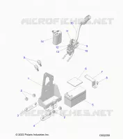 ELECTRICAL, BATTERY, MANUAL START POWER UP COMPONENTS