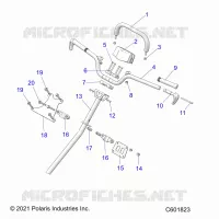 STEERING, HANDLEBAR, STEERING POST 