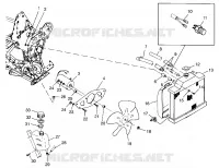 COOLING SYSTEM  SCRAMBLER 500 W97BC50A (4943074307A011)