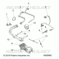 FUEL SYSTEM, RAIL, LINES AND THROTTLE BODY