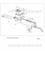 FRONT BRAKE BRAKE LEVER AND MASTER CYLINDER