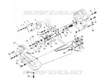 GEARCASE/BRAKE AND CHAIN COVER MOUNTING SCRAMBLER W957840 (4927252725C003)