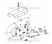 EXHAUST SYSTEM LITE 0963433, EURO LITE E963433 AND LITE DELUXE 0963431 (4931663166C001)