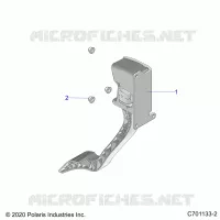 ENGINE, THROTTLE PEDAL