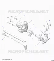 ENGINE, THROTTLE BODY AND FUEL RAIL