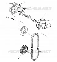 WATER PUMP 600 XCR 0961676 AND EUROPEAN 600 XCR E961676 (4932123212C010)