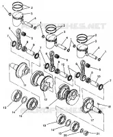 PISTON   CRANKSHAFT STORM 0940782 AND STORM SKS 0940582 (4925032503033A)
