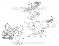 FRONT RACK   BUMPER MOUNTING (300) XPRESS 300 W969530 (4935923592A010)