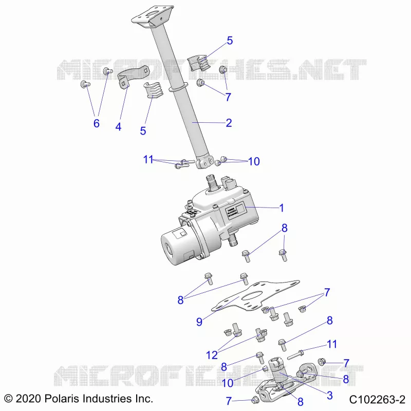 STEERING, STEERING POST  ASM.