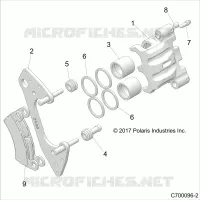 FRONT BRAKE CALIPER