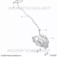 DRIVE TRAIN, GEARCASE MOUNTING, FRONT