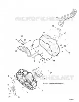 DRIVE TRAIN, CLUTCH COVER AND DUCTING