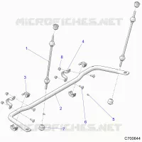 SUSPENSION, REAR STRUT STABILIZER