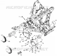 FRONT DRIVE  SCRAMBLER 500 W97BC50A (4943074307B002)