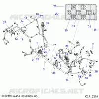 WIRE HARNESS, CHASSIS -Z20RAD92AC/BC/AR/BR (C2415218)