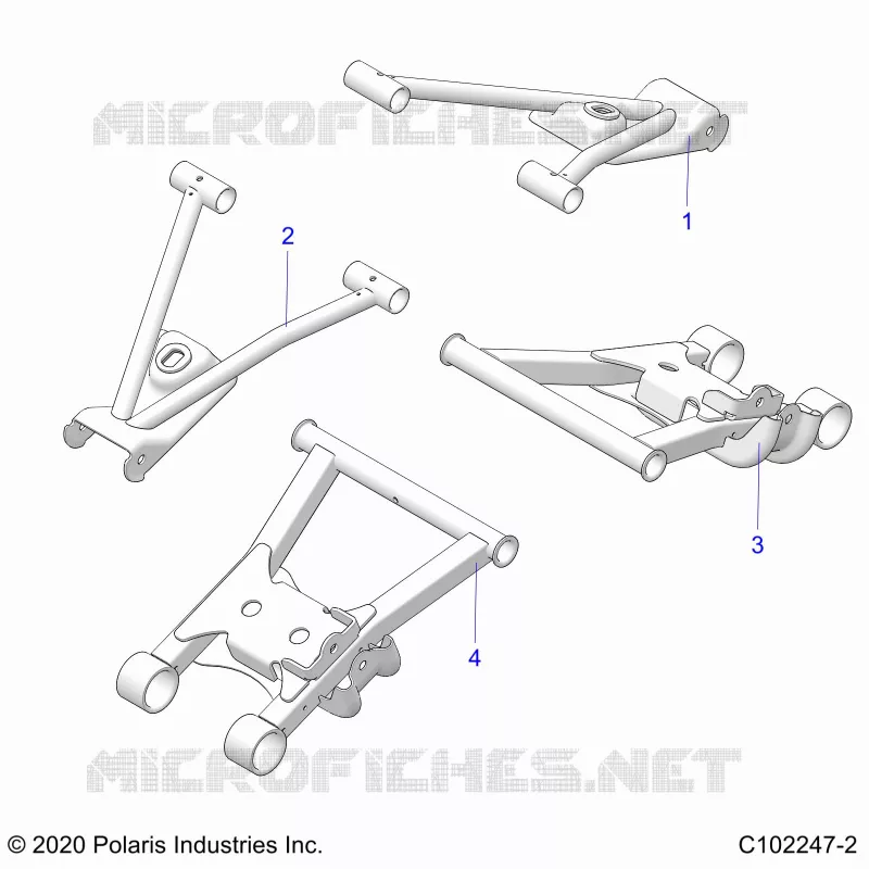 REAR SUSPENSION CONTROL ARMS
