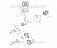 CRANKSHAFT AND PISTON