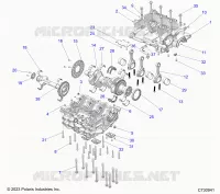 ENGINE, CRANKCASE, CRANKSHAFT