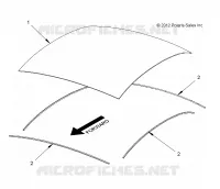 ROOF PANEL, 2 PASSENGER