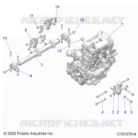 ENGINE, MOUNTING