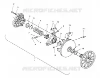 DRIVE CLUTCH 440 XCR 0961660 (4932113211C001)