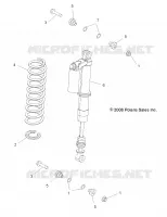 REAR SUSPENSION SHOCK MOUNTING