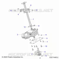 STEERING POST  AND EPS