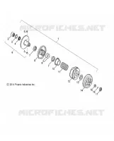 DRIVE TRAIN, SECONDARY CLUTCH