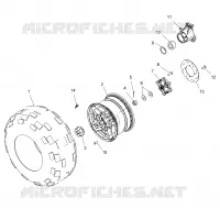 WHEELS, REAR TIRE AND BRAKE DISC