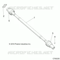 DRIVE TRAIN, REAR PROP SHAFT