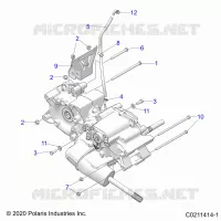 DRIVE TRAIN, MAIN GEARCASE MOUNTING