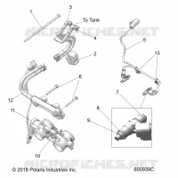 FUEL SYSTEM, RAIL, LINES AND THROTTLE BODY