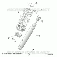 SUSPENSION, FRONT SHOCK MOUNTING