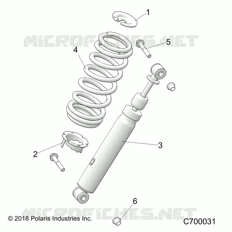 SUSPENSION, FRONT SHOCK MOUNTING
