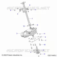 STEERING POST  AND EPS