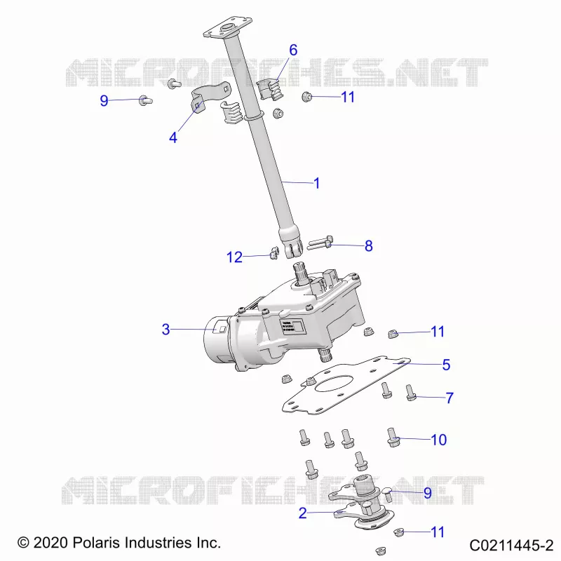 STEERING POST  AND EPS