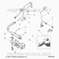 FUEL SYSTEM, RAIL, LINES AND THROTTLE BODY