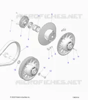 DRIVE TRAIN, CLUTCH, SECONDARY