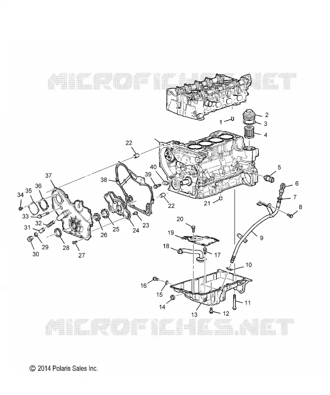 OIL PUMP, PAN, AND RELATED PARTS