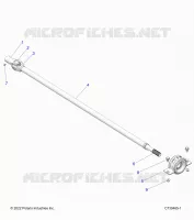 DRIVE TRAIN, REAR PROP SHAFT