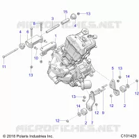 ENGINE, MOUNTING